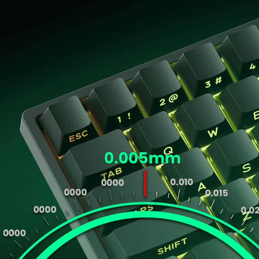 Teclado Magnético Monsgeek FUN68 HE 8K, Preto, Switch Flash
