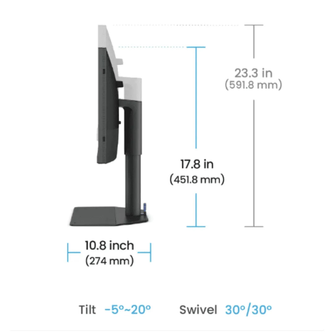 Monitor BenQ para Fotografia SW242Q 60Hz, 24.1", 2K, Adobe RGB