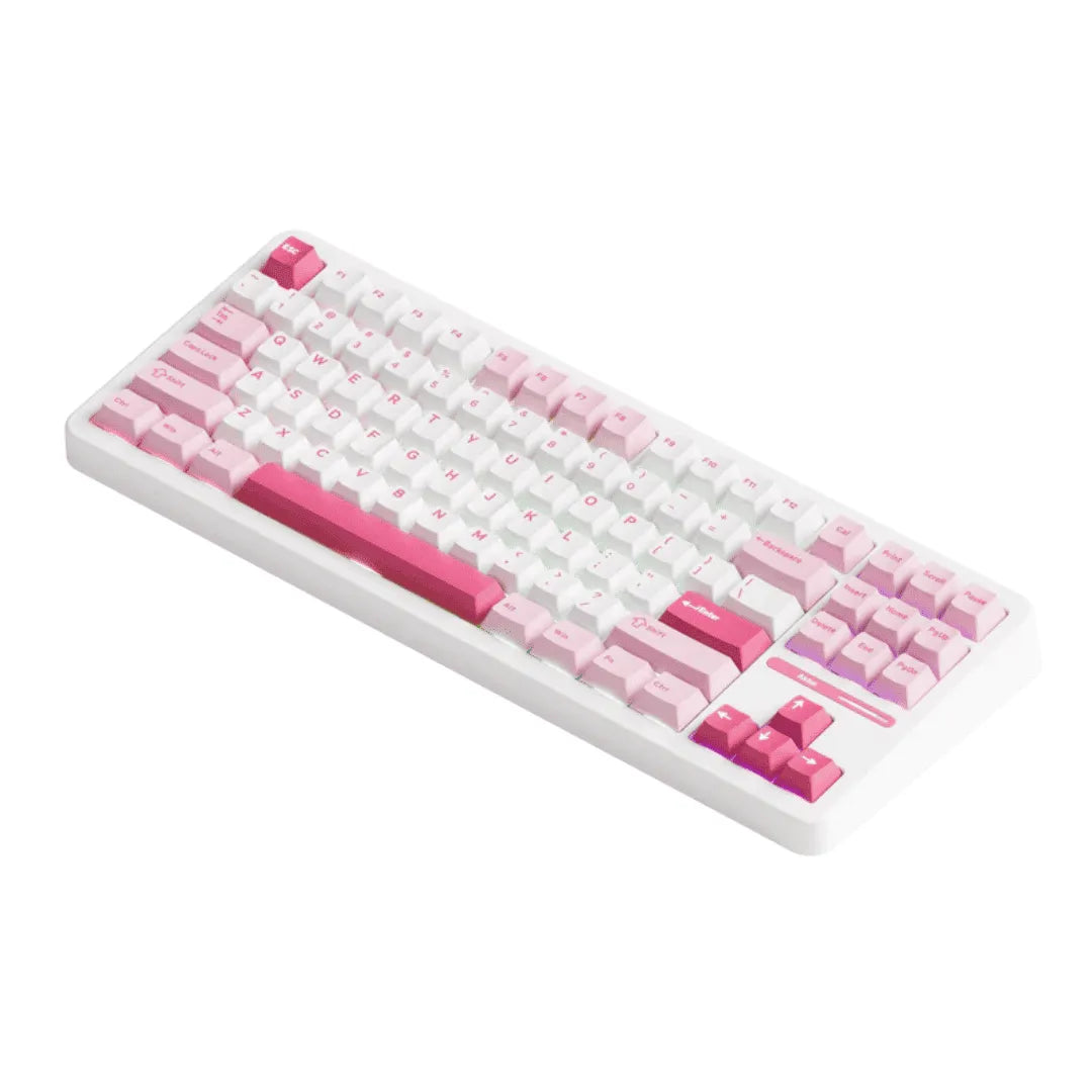 Teclado Mecanico Akko TAC87, Prunus Lannesiana, Switch Stellar Rose