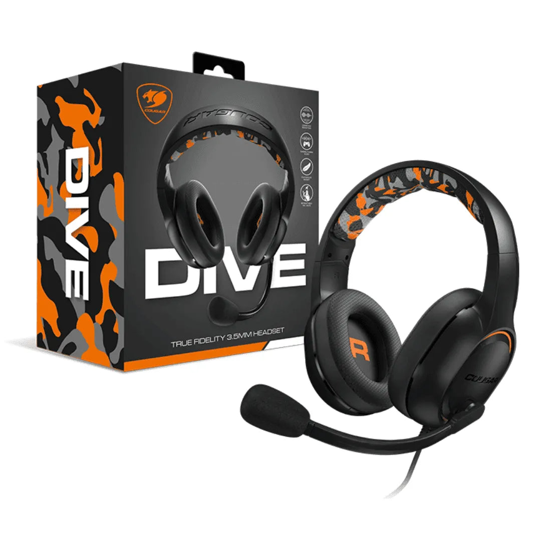 Headset Gamer Cougar Dive, Preto, CGR-P508-270