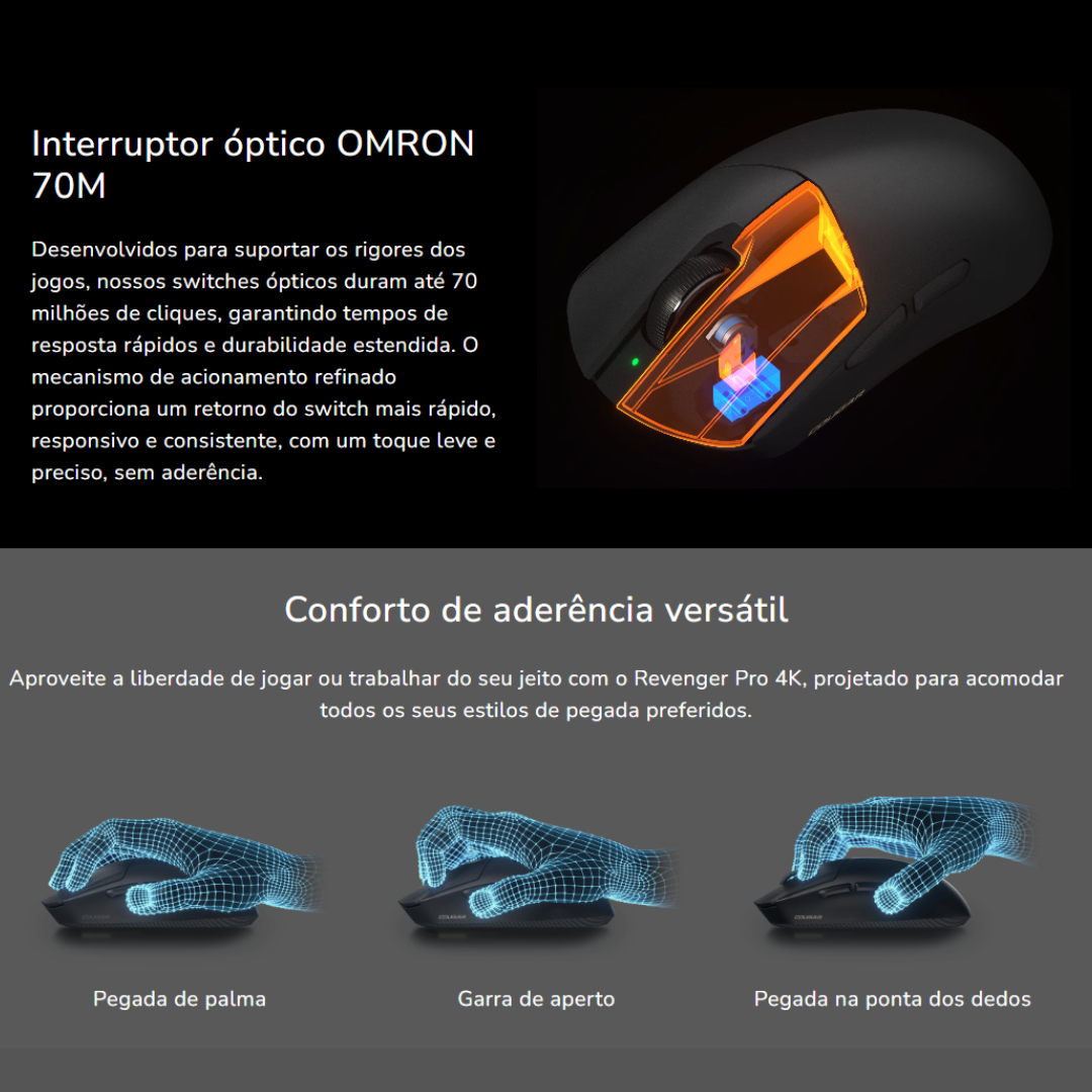 Mouse Cougar Revenger Pro 4k