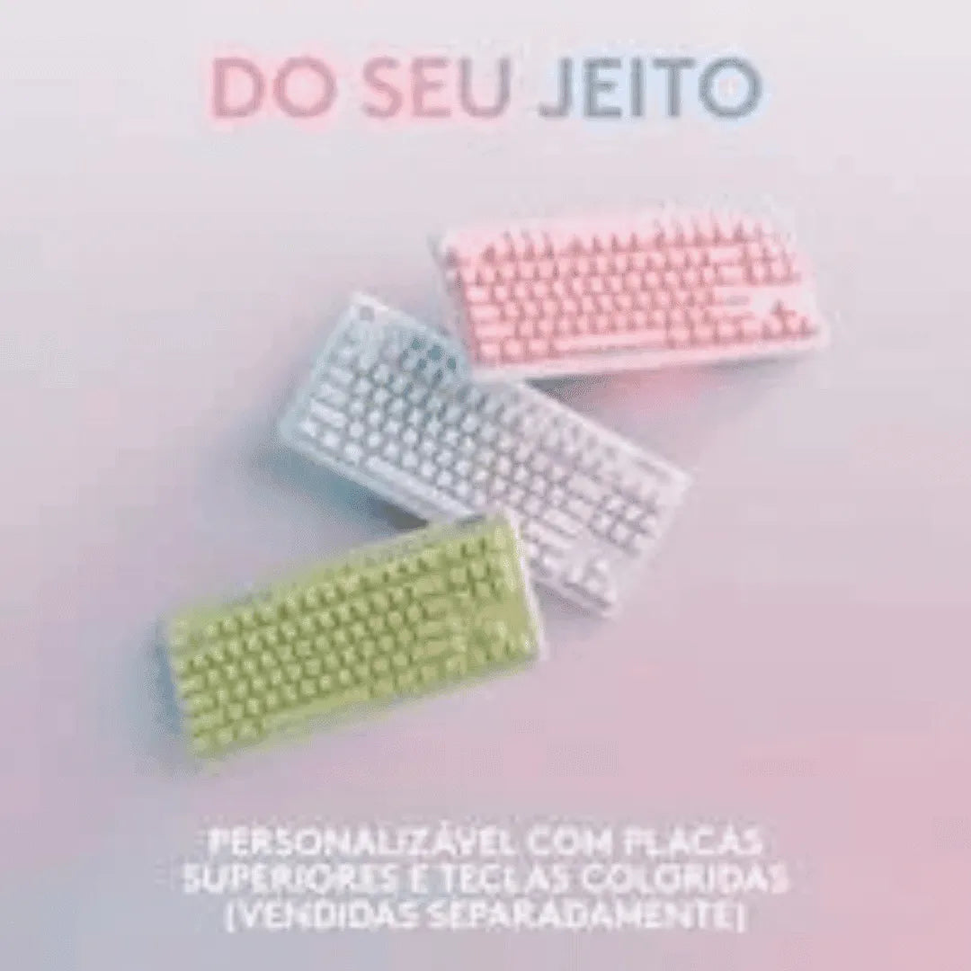 Teclado Mecânico Logitech G715 LIGHTSPEED ABNT2, Switch GX Brown Tactile