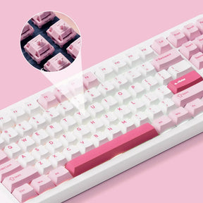 Teclado Mecanico Akko TAC87, Prunus Lannesiana, Switch Stellar Rose