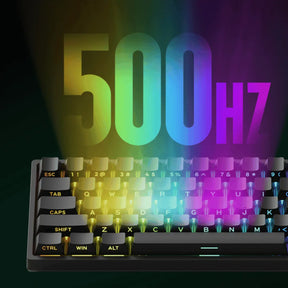 Teclado Magnético Monsgeek FUN68 HE 8K, Preto, Switch Flash