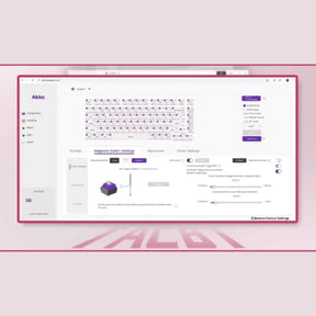 Teclado Mecanico Akko TAC87, Prunus Lannesiana, Switch Stellar Rose