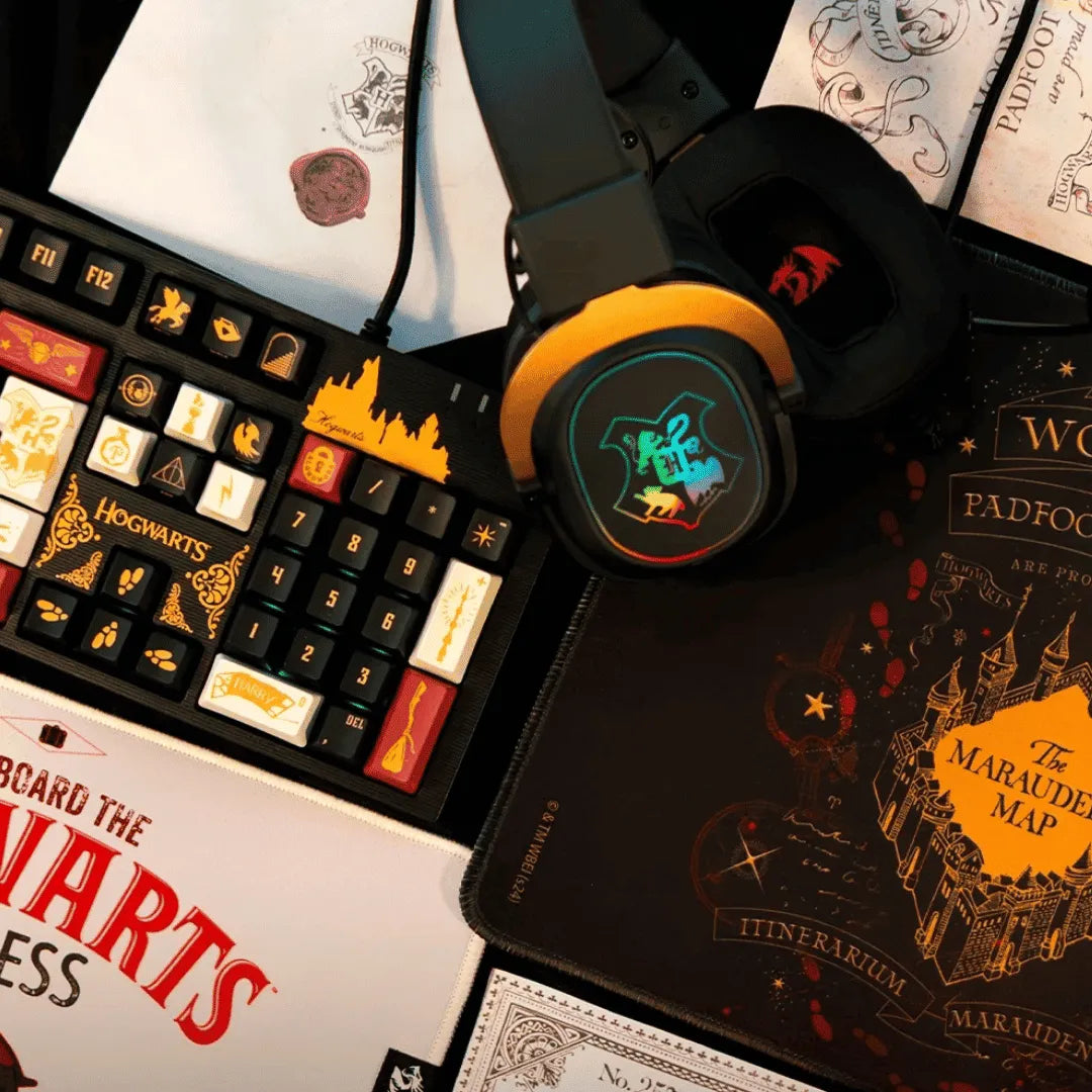 Headset Redragon Zeus Harry Potter Hogwarts RGB