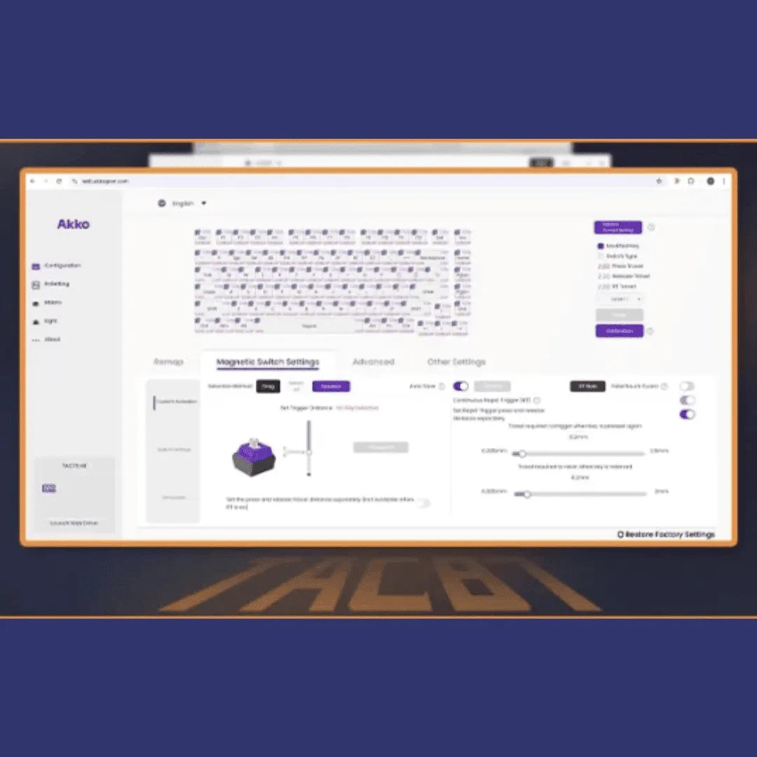 Teclado Mecanico AKKO TAC87, Horizon, Switch Mirror