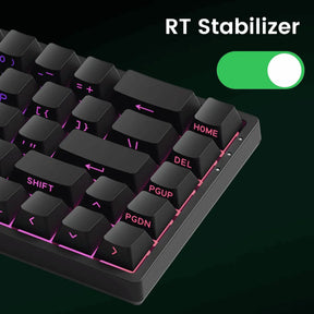 Teclado Magnético Monsgeek FUN68 HE 8K, Preto, Switch Flash