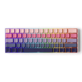 Teclado Magnético Monsgeek FUN60 Ultra 8K SP, Phantom Pink, Switch Akko Glare