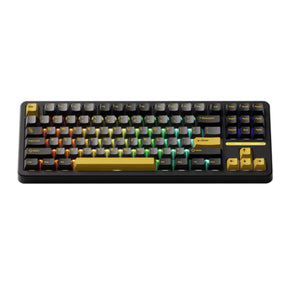 Teclado Mecanico Akko TAC87, Black e Gold, Switch Mirror