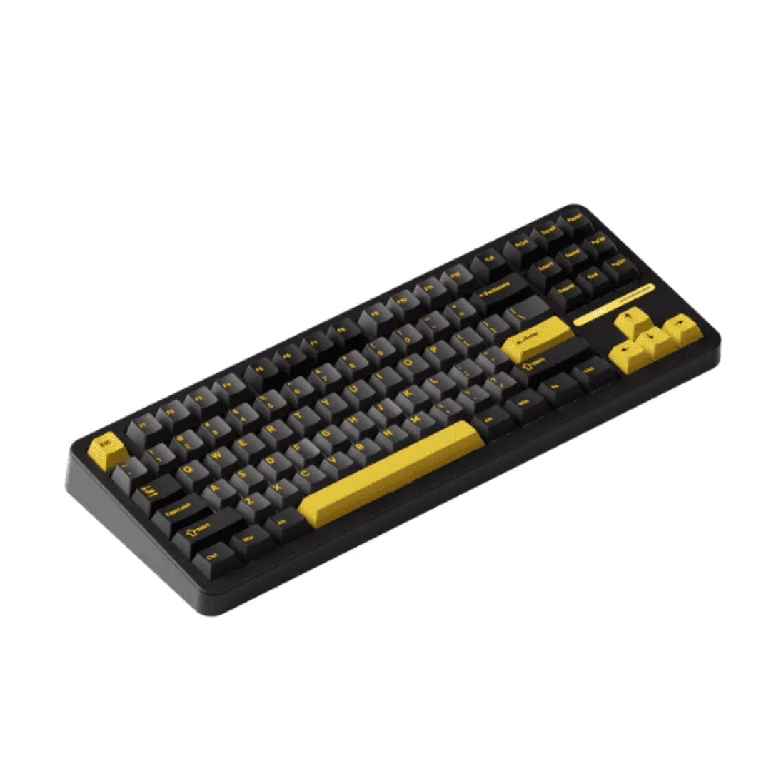 Teclado Mecanico Akko TAC87, Black e Gold, Switch Mirror
