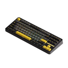 Teclado Mecanico Akko TAC87, Black e Gold, Switch Mirror