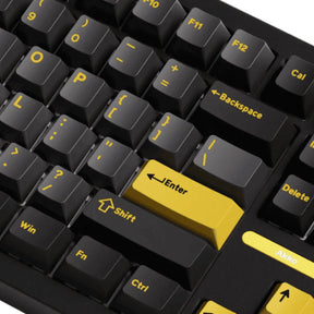 Teclado Mecanico Akko TAC87, Black e Gold, Switch Mirror