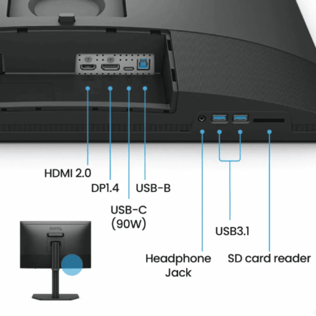 Monitor BenQ para Fotografia SW242Q 60Hz, 24.1", 2K, Adobe RGB