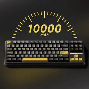 Teclado Mecanico Akko TAC87, Black e Gold, Switch Mirror