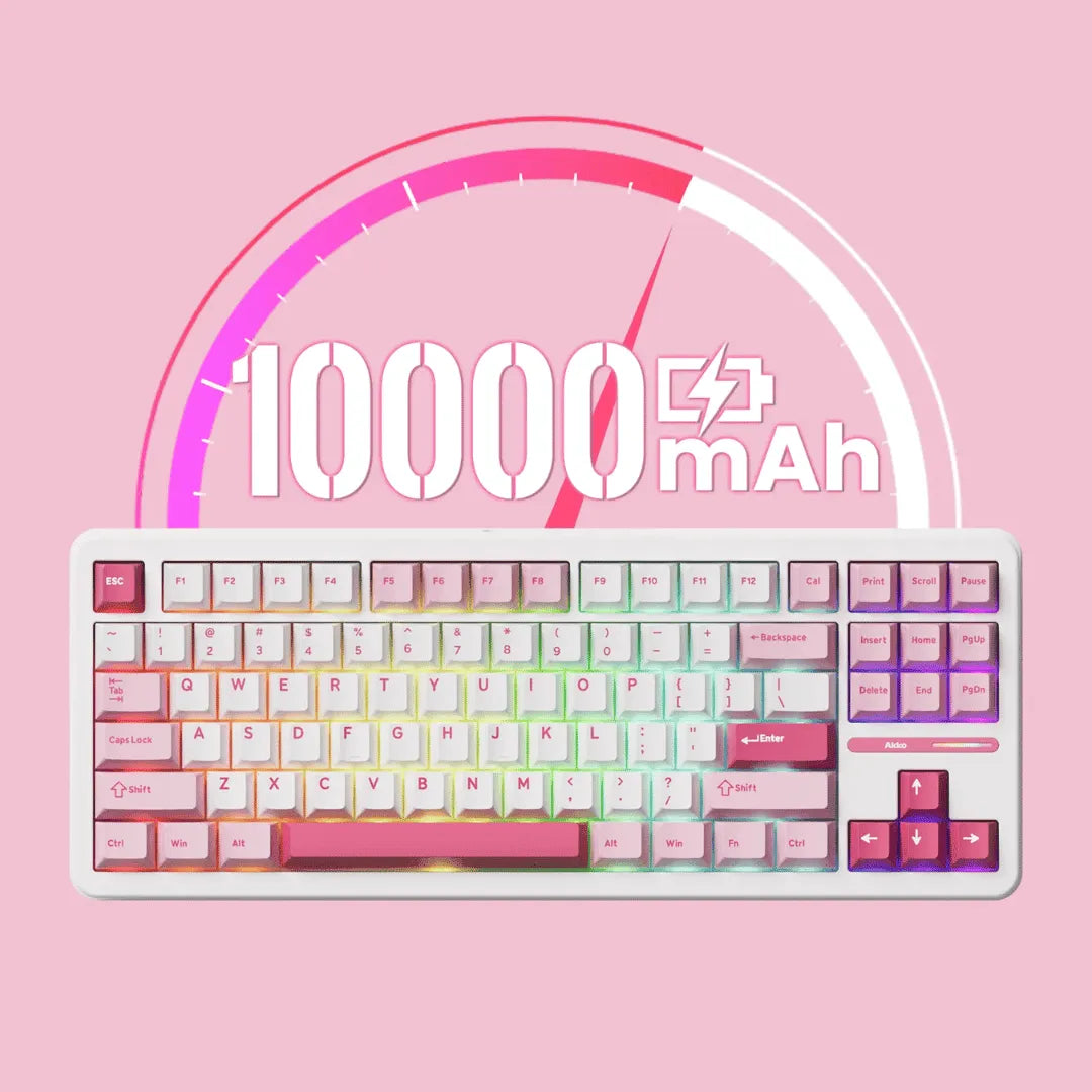 Teclado Mecanico Akko TAC87, Prunus Lannesiana, Switch Stellar Rose