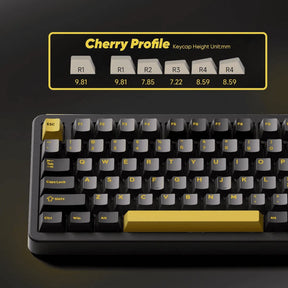 Teclado Mecanico Akko TAC87, Black e Gold, Switch Mirror