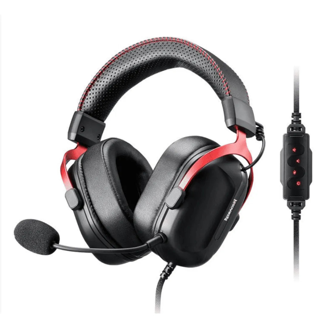 Headset Gamer Redragon Cybill, Preto, H312