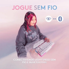 Teclado Mecânico Logitech G715 LIGHTSPEED ABNT2, Switch GX Brown Tactile
